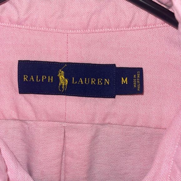 Ralph Lauren Pink Men’s Dress Shirt Size Medium - Picture 2 of 6